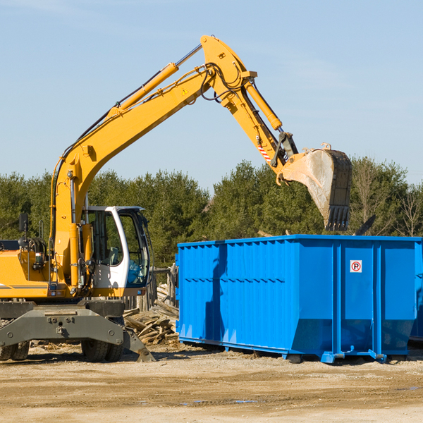 how many times can i have a residential dumpster rental emptied in Dixie Inn